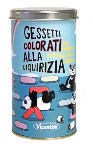 VICENTINI SCAT. LATTA TONDA GR.150 GESSETTI COLORA
